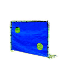 Ворота футбольні MASTER 182 x 122 x 61 см, сіро-сині