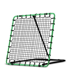 Сітка тренувальна для футболу Neo-Sport Rebounder 120 x 120 см, чорно-зелена