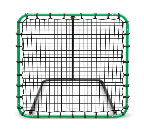 Сітка тренувальна для футболу Neo-Sport Rebounder 120 x 120 см, чорно-зелена Сітка тренувальна для футболу Neo-Sport Rebounder 120 x 120 см, чорно-зелена