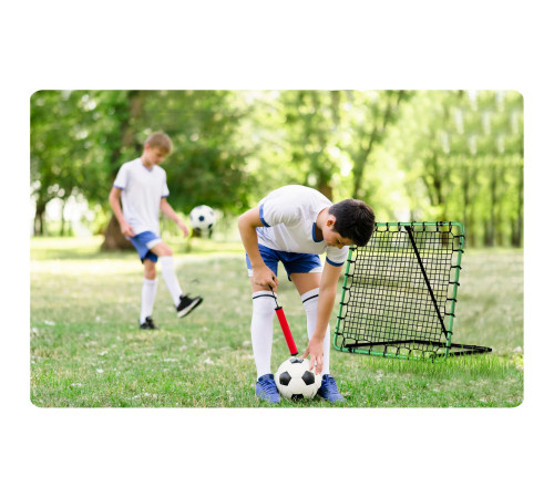 Сітка тренувальна для футболу Neo-Sport Rebounder 120 x 120 см, чорно-зелена Сітка тренувальна для футболу Neo-Sport Rebounder 120 x 120 см, чорно-зелена