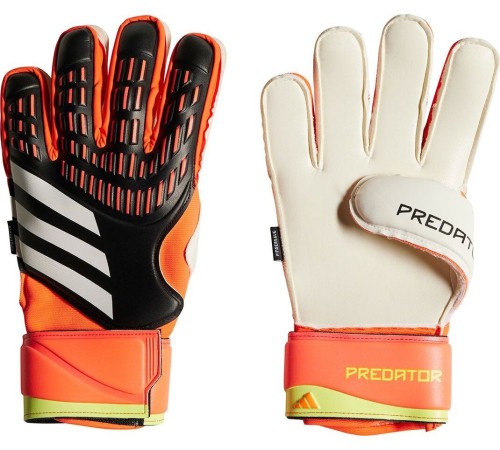 Рукавички воротарські Adidas Predator Glove Match Fingersave IQ4037 р. 9,5, різнокольорові
