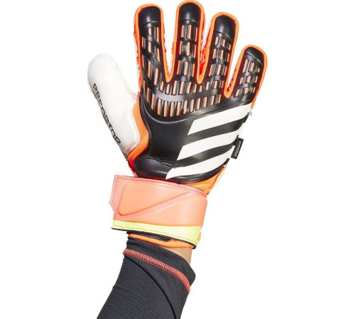 Рукавички воротарські Adidas Predator Glove Match Fingersave IQ4037 р. 9,5, різнокольорові