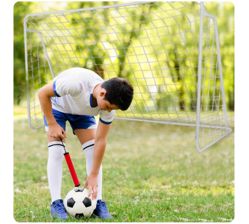 Ворота футбольні Neo‑Sport NS-1456 300 х 200 х 120 см, білі