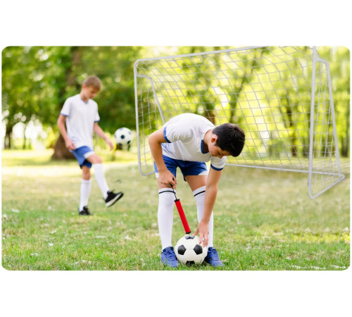 Ворота футбольні Neo‑Sport NS-1456 300 х 200 х 120 см, білі