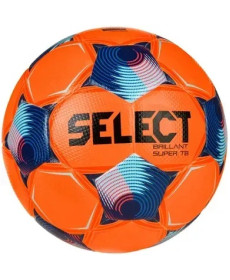 М'яч футбольний Select BRILLANT SUPER FIFA TB v25 розмір 5, оранжево-синій