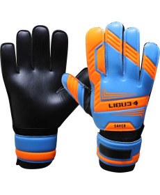 Рукавички воротарські Ligue Saver р. 4, різнокольорові