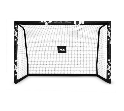 Ворота футбольні Neo‑Sport Hexagon NS‑472 300 х 200 х 120 см, чорні