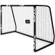 Ворота футбольні Neo‑Sport Hexagon NS‑472 300 х 200 х 120 см, чорні