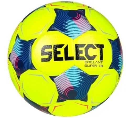 М'яч футбольний Select BRILLANT SUPER FIFA TB v25 розмір 5, зелено-синій
