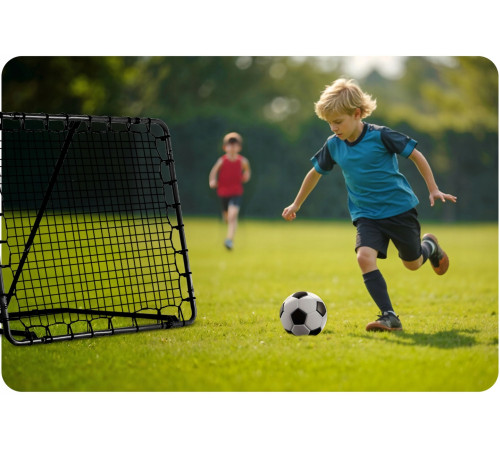 Ворота футбольні Neo-Sport NS-1490 120 x 120 х 107 см, чорні