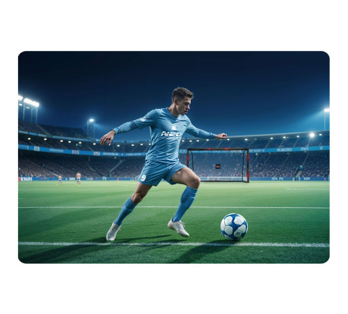 Ворота футбольні Neo‑Sport Dots NS‑473 300 х 200 х 120 см, чорно-червоні