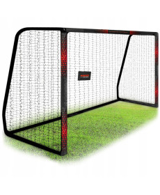 Ворота футбольні Neo‑Sport Dots NS‑473 300 х 200 х 120 см, чорно-червоні