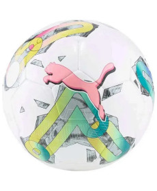 М'яч футбольний Puma Orbita 4 HYB (FIFA Basic)  розмір 4, біло-рожевий