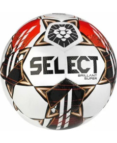 М'яч футбольний Select BRILLANT SUPER FIFA (HS) v23 розмір 5, біло-червоний