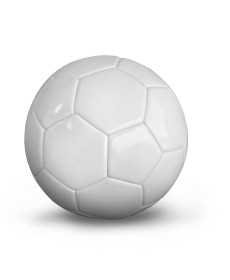 М'яч футбольний Yakimasport ALL WHITE, розмір 5