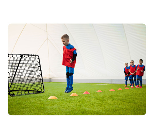 Ворота футбольні Neo‑Sport NS‑465 300 х 200 х 90 см, чорно-білі