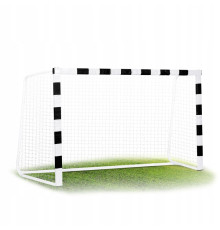 Ворота футбольні Neo‑Sport NS‑465 300 х 200 х 90 см, чорно-білі