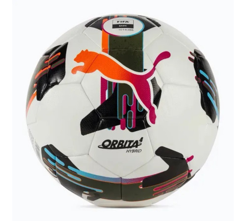 М'яч футбольний Puma Orbita 4 HYB (FIFA Basic) розмір 4, біло-чорний