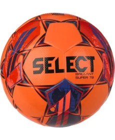М'яч футбольний Select BRILLANT SUPER FIFA TB v23 розмір 5,  червоно-оранжевий