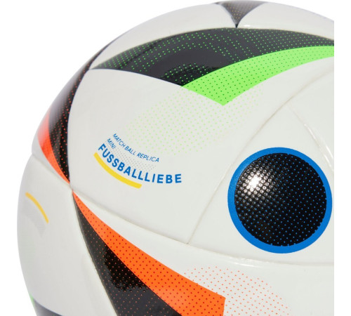 М'яч футбольний Adidas Ekstraklasa Mini JD9064 розмір 1, біло-чорний