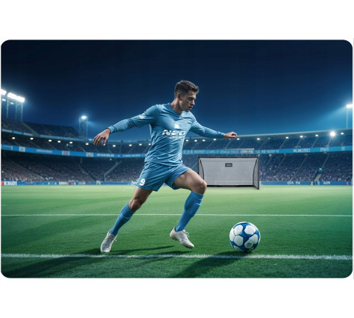 Ворота футбольні Neo‑Sport NS‑497 300 х 200 х 90 см, чорні