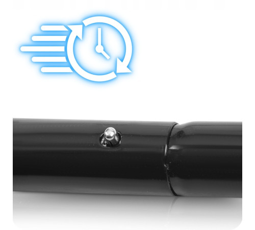 Ворота футбольні Neo‑Sport NS‑497 300 х 200 х 90 см, чорні