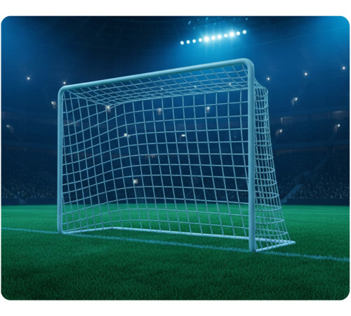 Ворота футбольні Neo‑Sport NS‑485 183 х 122 х 61 см, білі