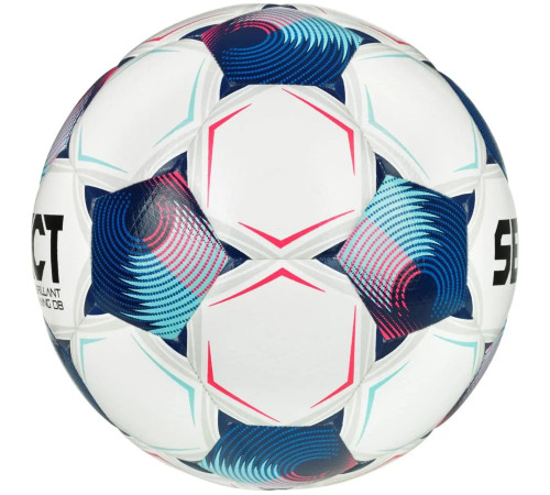 М'яч футбольний SELECT BRILLANT TRAINING DB v25 розмір 4, біло-синій