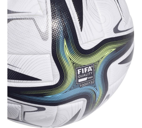 Футбольний м'яч Adidas Conext 21 Ekstraklasa PRO GU1550 GU1550 - білий зі вставками Футбольний м'яч Adidas Conext 21 Ekstraklasa PRO GU1550 GU1550 - білий зі вставками