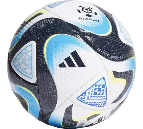 М'яч футбольний Adidas Ekstraklasa Pro IQ4933, біло-синій, розмір 5 М'яч футбольний Adidas Ekstraklasa Pro IQ4933, біло-синій, розмір 5