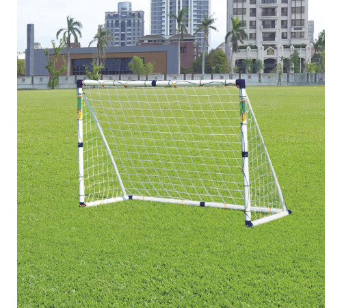 Ворота футбольні Outdoor-Play JC-180A 183 x 130 х 96 см, біло-сині
