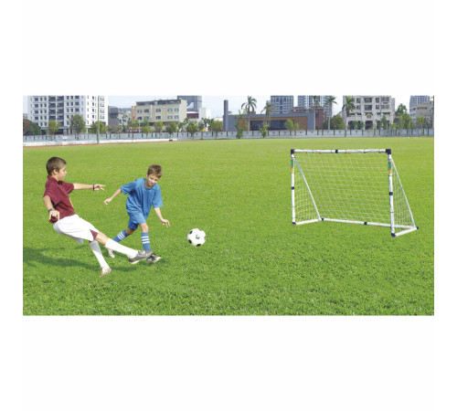 Ворота футбольні Outdoor-Play JC-180A 183 x 130 х 96 см, біло-сині