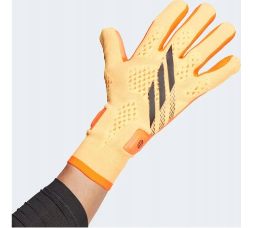 Рукавички воротарські Adidas X GL PRO HN5571 р. 10,5, помаранчеві