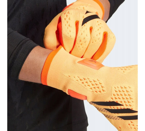Рукавички воротарські Adidas X GL PRO HN5571 р. 10,5, помаранчеві