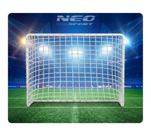 Ворота футбольні Neo‑Sport NS‑485-2 183 х 122 х 61 см, білі