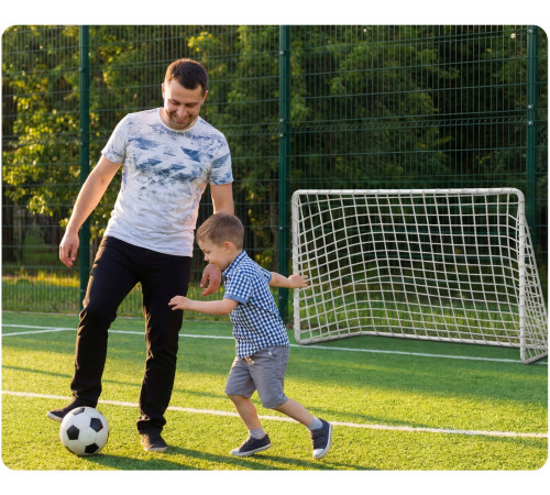 Ворота футбольні Neo‑Sport NS‑485-2 183 х 122 х 61 см, білі