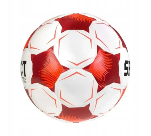 М'яч футзальний Select Futsal Samba v26 розмір 4, біло-червоний