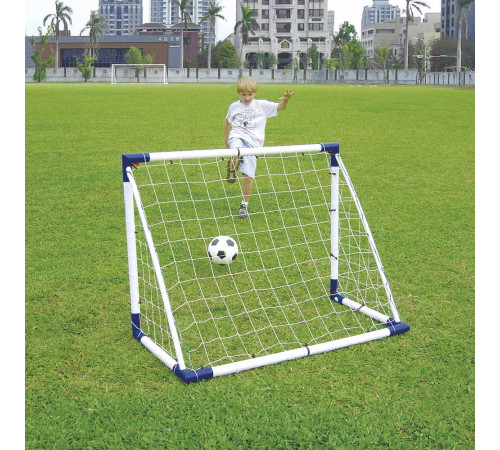 Ворота футбольні Outdoor-Play JC-319A 122 х 91,5 х 60 см, біло-сині Ворота футбольні Outdoor-Play JC-319A 122 х 91,5 х 60 см, біло-сині