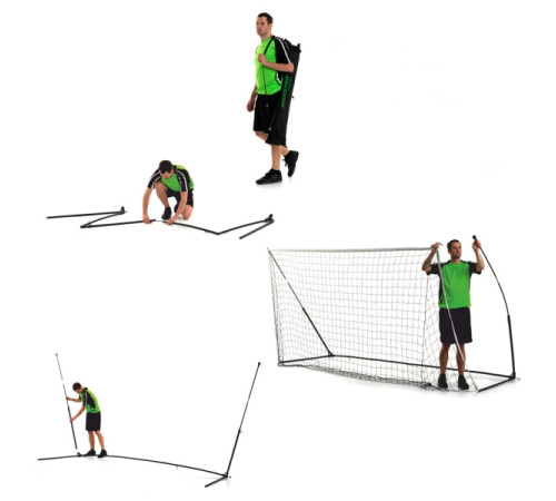 Футбольні ворота QUICKPLAY KICKSTER 12x6' 360x180 см Футбольні ворота QUICKPLAY KICKSTER 12x6' 360x180 см
