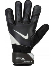 Рукавички воротарські Nike MATCH JUNIOR FJ4864-011 р. 6, чорно-білі
