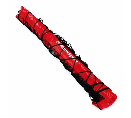 Сітка волейбольна Romi Sport "Професійна 9,5 м.", 3 мм.(PP) black/red