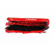 Сітка волейбольна Romi Sport "Професійна 9,5 м.", 3 мм.(PP) black/red