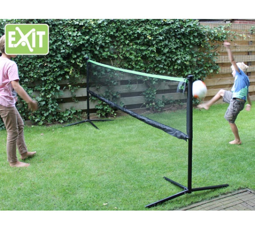 Сітка волейбольна Exit 5000, 500 х 243 см, чорно-зелена Сітка волейбольна Exit 5000, 500 х 243 см, чорно-зелена