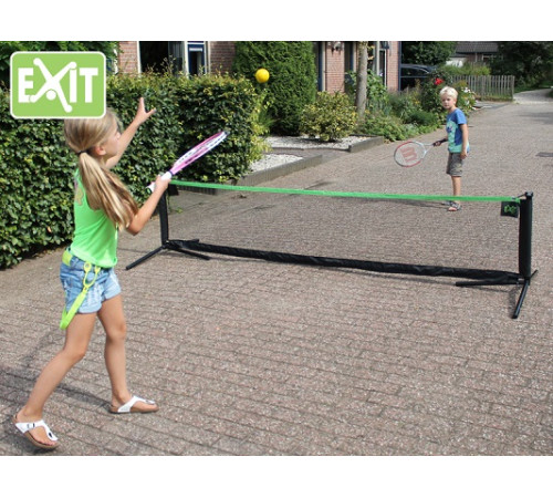 Сітка волейбольна Exit 5000, 500 х 243 см, чорно-зелена Сітка волейбольна Exit 5000, 500 х 243 см, чорно-зелена