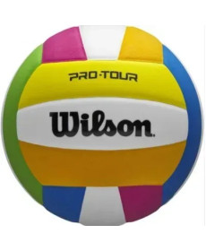 М'яч волейбольний Wilson PRO TOUR VB MULTICOLOR OF розмір 5, різнокольоровий