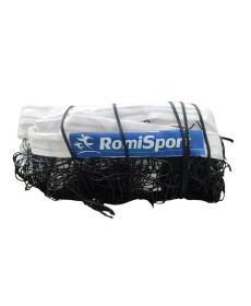 Сітка волейбольна Romi Sport 0,27 см, 850 см, чорно-біла
