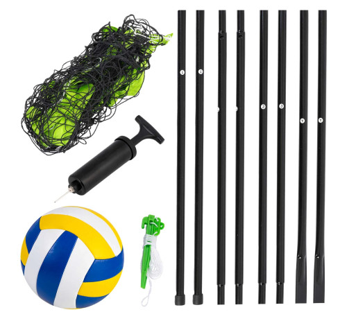 Сітка та рамка для волейболу та бадмінтону 570 см Сітка та рамка для волейболу та бадмінтону 570 см