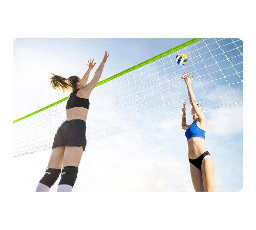 Сітка та рамка для волейболу та бадмінтону 570 см Сітка та рамка для волейболу та бадмінтону 570 см