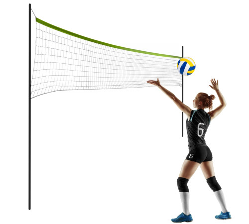 Сітка та рамка для волейболу та бадмінтону 570 см Сітка та рамка для волейболу та бадмінтону 570 см