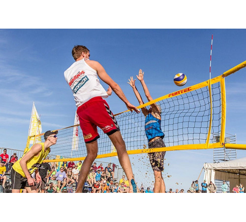 Набір волейбольний FUNTEC Pro Beach Set, жовтий